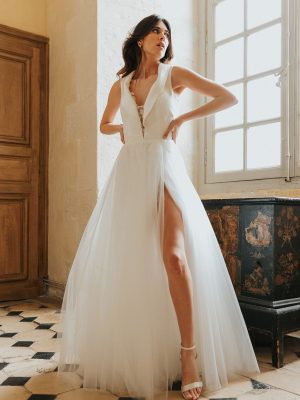 Robe de Mariée RACINE Cymbeline Collection 2023- Boutique Paris