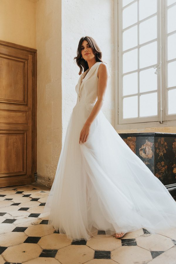 Robe de Mariée RACINE Cymbeline Collection 2023- Boutique Paris