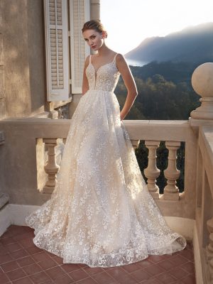 HONESTY wedding dress San Patrick Collection 2026 | Boutique Paris