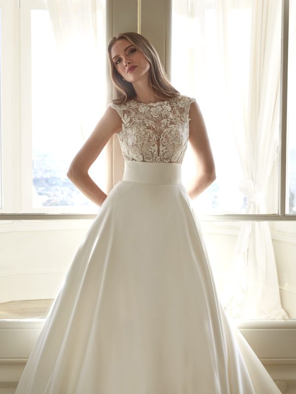 ROSETA wedding dress San Patrick Collection 2026 | Boutique Paris